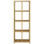 Estantería de madera maciza de teca 70x30x180 cm de vidaXL, Librerías y estanterías - Ref: Foro24-340878, Precio: 239,97 €, D...