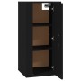 Black wall TV cabinet 40x34.5x80 cm by vidaXL, TV Furniture - Ref: Foro24-816673, Price: 37,97 €, Discount: %