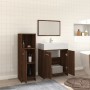 3-piece bathroom furniture set in brown oak plywood by vidaXL, Bathroom furniture - Ref: Foro24-3154408, Price: 89,85 €, Disc...