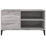 Mueble discos madera contrachapada gris sonoma 84,5x38x48 cm de vidaXL, Almacenamiento para CD y DVD - Ref: Foro24-831955, Pr...