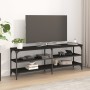 Black plywood TV cabinet 140x30x50 cm by vidaXL, TV Furniture - Ref: Foro24-826744, Price: 63,82 €, Discount: %