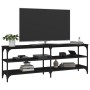 Black plywood TV cabinet 140x30x50 cm by vidaXL, TV Furniture - Ref: Foro24-826744, Price: 75,99 €, Discount: %