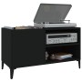 Black plywood record cabinet 84.5x38x48 cm by vidaXL, CD and DVD storage - Ref: Foro24-831950, Price: 72,66 €, Discount: %