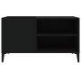 Black plywood record cabinet 84.5x38x48 cm by vidaXL, CD and DVD storage - Ref: Foro24-831950, Price: 72,66 €, Discount: %