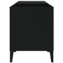 Black plywood record cabinet 84.5x38x48 cm by vidaXL, CD and DVD storage - Ref: Foro24-831950, Price: 72,66 €, Discount: %