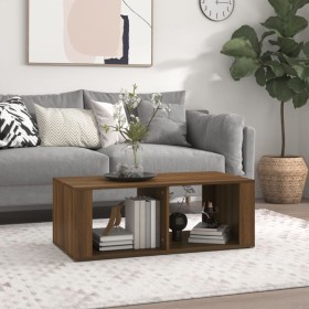 Plywood oak brown coffee table 100x50x36 cm by vidaXL, Coffee table - Ref: Foro24-816527, Price: 43,27 €, Discount: %