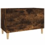 Smoked oak plywood disc cabinet 74.5x38x48 cm by vidaXL, CD and DVD storage - Ref: Foro24-831962, Price: 43,11 €, Discount: %