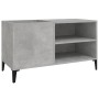 Mueble discos madera contrachapada gris hormigón 84,5x38x48 cm de vidaXL, Almacenamiento para CD y DVD - Ref: Foro24-831953, ...