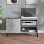 Concrete gray plywood disc cabinet 84.5x38x48 cm by vidaXL, CD and DVD storage - Ref: Foro24-831953, Price: 69,99 €, Discount: %