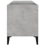 Mueble discos madera contrachapada gris hormigón 84,5x38x48 cm de vidaXL, Almacenamiento para CD y DVD - Ref: Foro24-831953, ...