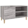 Mueble discos madera contrachapada gris sonoma 84,5x38x48 cm de vidaXL, Almacenamiento para CD y DVD - Ref: Foro24-831947, Pr...