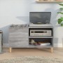 Mueble discos madera contrachapada gris sonoma 84,5x38x48 cm de vidaXL, Almacenamiento para CD y DVD - Ref: Foro24-831947, Pr...