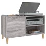 Mueble discos madera contrachapada gris sonoma 84,5x38x48 cm de vidaXL, Almacenamiento para CD y DVD - Ref: Foro24-831947, Pr...