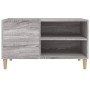 Mueble discos madera contrachapada gris sonoma 84,5x38x48 cm de vidaXL, Almacenamiento para CD y DVD - Ref: Foro24-831947, Pr...