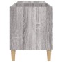 Mueble discos madera contrachapada gris sonoma 84,5x38x48 cm de vidaXL, Almacenamiento para CD y DVD - Ref: Foro24-831947, Pr...