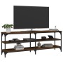 Mueble de TV madera contrachapada marrón roble 140x30x50 cm de vidaXL, Muebles TV - Ref: Foro24-826748, Precio: 64,09 €, Desc...