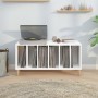 White plywood record cabinet 100x38x48 cm by vidaXL, CD and DVD storage - Ref: Foro24-831973, Price: 81,83 €, Discount: %