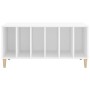 Mueble para discos madera contrachapada blanco 100x38x48 cm de vidaXL, Almacenamiento para CD y DVD - Ref: Foro24-831973, Pre...