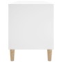 Mueble para discos madera contrachapada blanco 100x38x48 cm de vidaXL, Almacenamiento para CD y DVD - Ref: Foro24-831973, Pre...