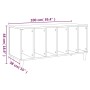 Mueble para discos madera contrachapada blanco 100x38x48 cm de vidaXL, Almacenamiento para CD y DVD - Ref: Foro24-831973, Pre...