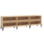 Sonoma oak plywood TV cabinet 150x30x44.5 cm by vidaXL, TV Furniture - Ref: Foro24-831920, Price: 97,82 €, Discount: %