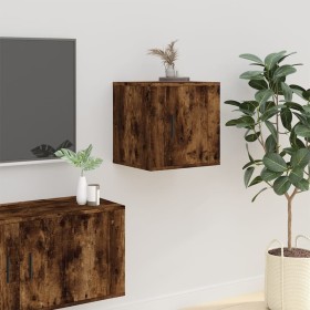 Smoked oak wall TV cabinet 40x34.5x40 cm by vidaXL, TV Furniture - Ref: Foro24-816650, Price: 31,25 €, Discount: %