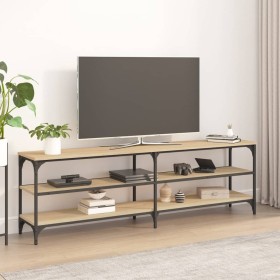 Mueble de TV madera contrachapada roble Sonoma 160x30x50 cm de vidaXL, Muebles TV - Ref: Foro24-826750, Precio: 68,99 €, Desc...