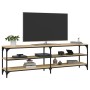 Mueble de TV madera contrachapada roble Sonoma 160x30x50 cm de vidaXL, Muebles TV - Ref: Foro24-826750, Precio: 68,29 €, Desc...