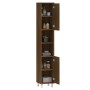 Brown oak plywood bathroom cabinet 30x30x179 cm by vidaXL, Bathroom furniture - Ref: Foro24-825833, Price: 91,92 €, Discount: %