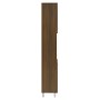 Armario de baño madera contrachapada roble marrón 30x30x179 cm de vidaXL, Muebles de baño - Ref: Foro24-825833, Precio: 98,69...