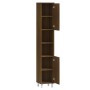 Brown oak plywood bathroom cabinet 30x30x179 cm by vidaXL, Bathroom furniture - Ref: Foro24-825833, Price: 91,92 €, Discount: %