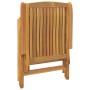 Reclining garden chairs, set of 4, made of solid teak wood. by vidaXL, Garden chairs - Ref: Foro24-3154923, Price: 545,66 €, ...