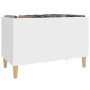 Mueble para discos madera contrachapada blanco 74,5x38x48 cm de vidaXL, Almacenamiento para CD y DVD - Ref: Foro24-831957, Pr...