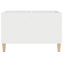 Mueble para discos madera contrachapada blanco 74,5x38x48 cm de vidaXL, Almacenamiento para CD y DVD - Ref: Foro24-831957, Pr...