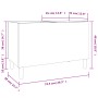 Weißer Plattenschrank aus Sperrholz, 74,5 x 38 x 48 cm von vidaXL, CD- und DVD-Speicher - Ref: Foro24-831957, Preis: 42,46 €,...