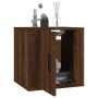 Wall TV cabinets 2 pcs brown oak 40x34.5x40 cm by vidaXL, TV Furniture - Ref: Foro24-816655, Price: 64,99 €, Discount: %