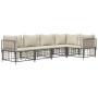 Garden furniture set 5 pieces cushions anthracite PE rattan by vidaXL, Outdoor sofas - Ref: Foro24-3186750, Price: 406,23 €, ...