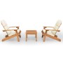 Adirondack garden furniture set 3 pieces acacia wood by vidaXL, Garden sets - Ref: Foro24-3152134, Price: 415,07 €, Discount: %