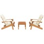 Adirondack Gartenmöbel-Set 3-teilig aus Akazienholz von vidaXL, Gartensets - Ref: Foro24-3152134, Preis: 415,07 €, Rabatt: %