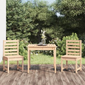 Gartentisch und Stühle 3 Stück massives Zirbenholz von vidaXL, Gartensets - Ref: Foro24-3154671, Preis: 192,66 €, Rabatt: %