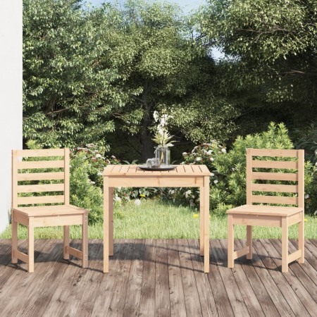 Garden table and chairs 3 pieces solid pine wood by vidaXL, Garden sets - Ref: Foro24-3154671, Price: 195,87 €, Discount: %