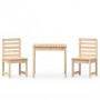 Garden table and chairs 3 pieces solid pine wood by vidaXL, Garden sets - Ref: Foro24-3154671, Price: 195,87 €, Discount: %