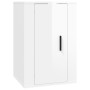 Mueble para TV de pared blanco brillante 40x34,5x60 cm de vidaXL, Muebles TV - Ref: Foro24-816660, Precio: 43,02 €, Descuento: %