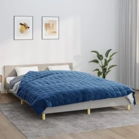 Manta con peso tela azul 220x230 cm 11 kg by vidaXL, Blankets - Ref: Foro24-3154861, Price: 95,99 €, Discount: %