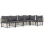 Garden furniture set 5 pieces cushions anthracite PE rattan by vidaXL, Outdoor sofas - Ref: Foro24-3186751, Price: 401,93 €, ...