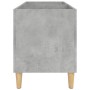 Mueble discos madera contrachapada gris hormigón 74,5x38x48 cm de vidaXL, Almacenamiento para CD y DVD - Ref: Foro24-831961, ...