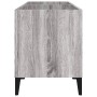 Sonoma gray plywood disc cabinet 74.5x38x48 cm by vidaXL, CD and DVD storage - Ref: Foro24-831971, Price: 34,39 €, Discount: %