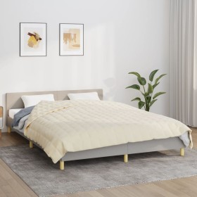 Light cream-colored weighted blanket, 220x230 cm, 11 kg. by vidaXL, Blankets - Ref: Foro24-3154879, Price: 68,99 €, Discount: %