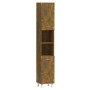 Smoked oak plywood bathroom cabinet 30x30x179 cm by vidaXL, Bathroom furniture - Ref: Foro24-825831, Price: 72,56 €, Discount: %