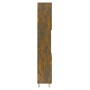 Armario de baño madera contrachapada roble ahumado 30x30x179 cm de vidaXL, Muebles de baño - Ref: Foro24-825831, Precio: 72,5...